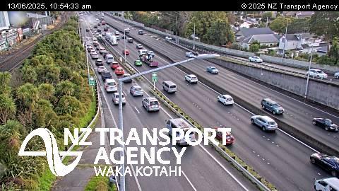 Greenlane Traffic in Auckland Webcam
