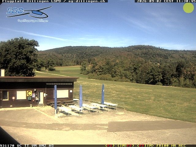 Dittingen › Nordwesten: Gliding Group Dittingen - Feuerstelle Flugplatz Dittingen