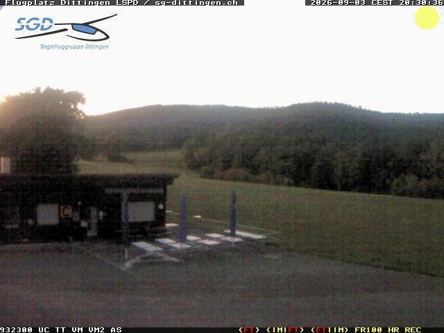 Dittingen › Nordwesten: Gliding Group Dittingen - Feuerstelle Flugplatz Dittingen