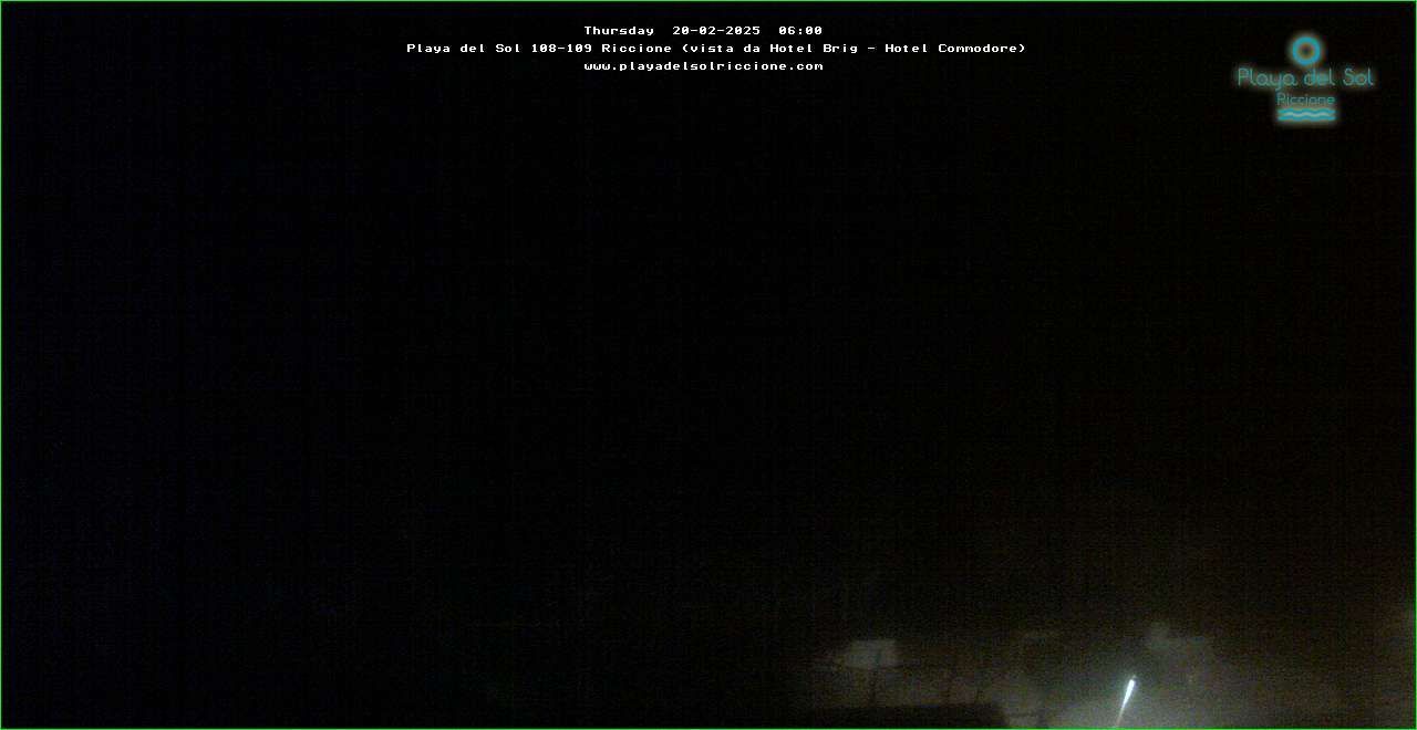 Traffic Cam Riccione: Webcam panoramica Bagno 108-109