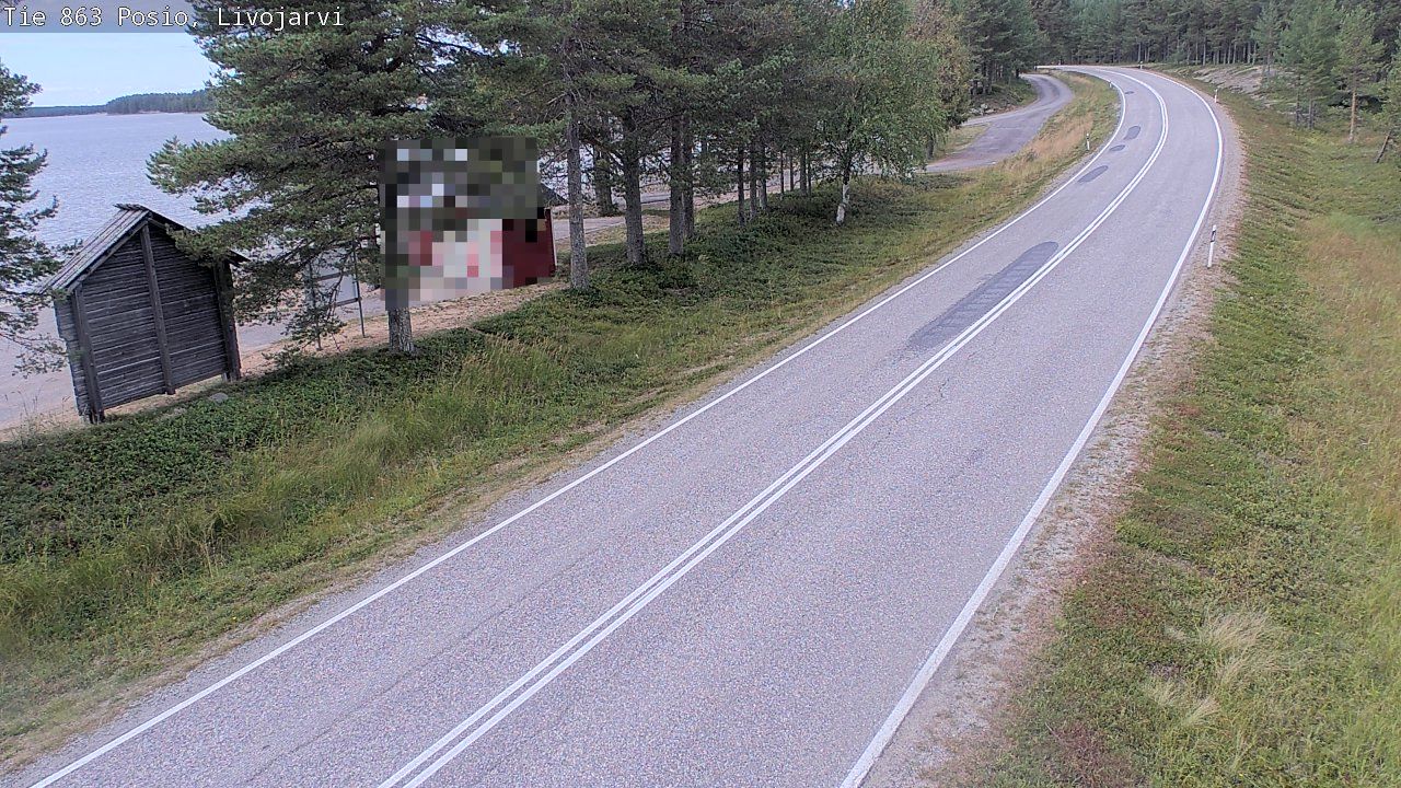 Traffic Cam Posio: Tie 863 Livojärvi - Posiolle
