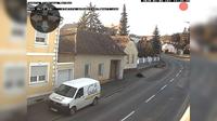 Rechnitz › South: Elektro Schwertner: Filmt die Hauptstraße von - keinen Hof Die Kirche von - und Blickrichtung Hauptplatz