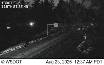 Traffic Cam Everett: I-5 at MP 187.2: 118th St SW