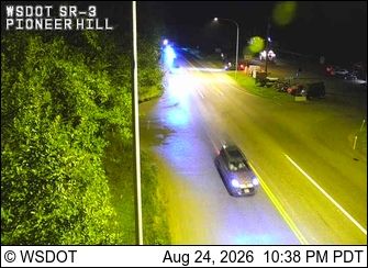 Traffic Cam Poulsbo: SR 3 at MP 54.7: Pioneer Hill Rd