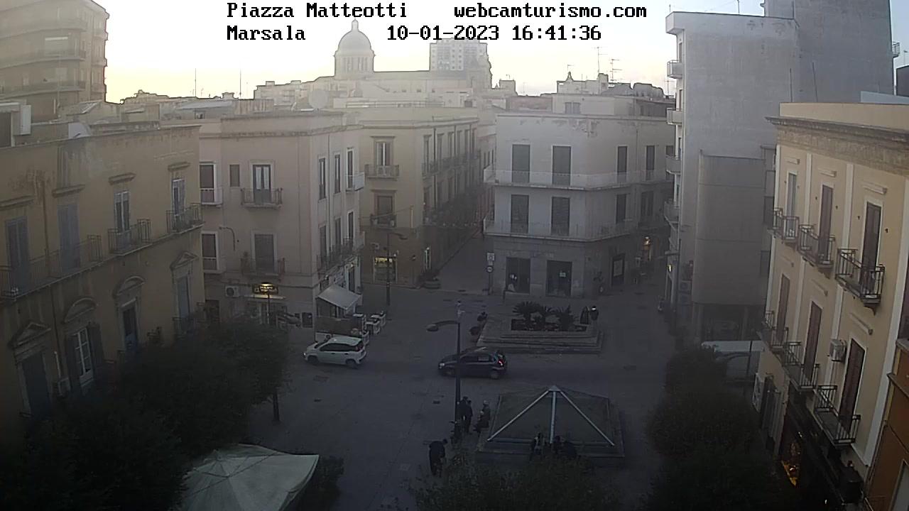 Webcam Marsala, Piazza Matteotti - Webcam Turismo