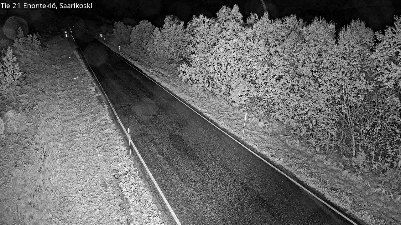 Traffic Cam Enontekio: Tie 21 Enontekiö, Saarikoski - Tornio