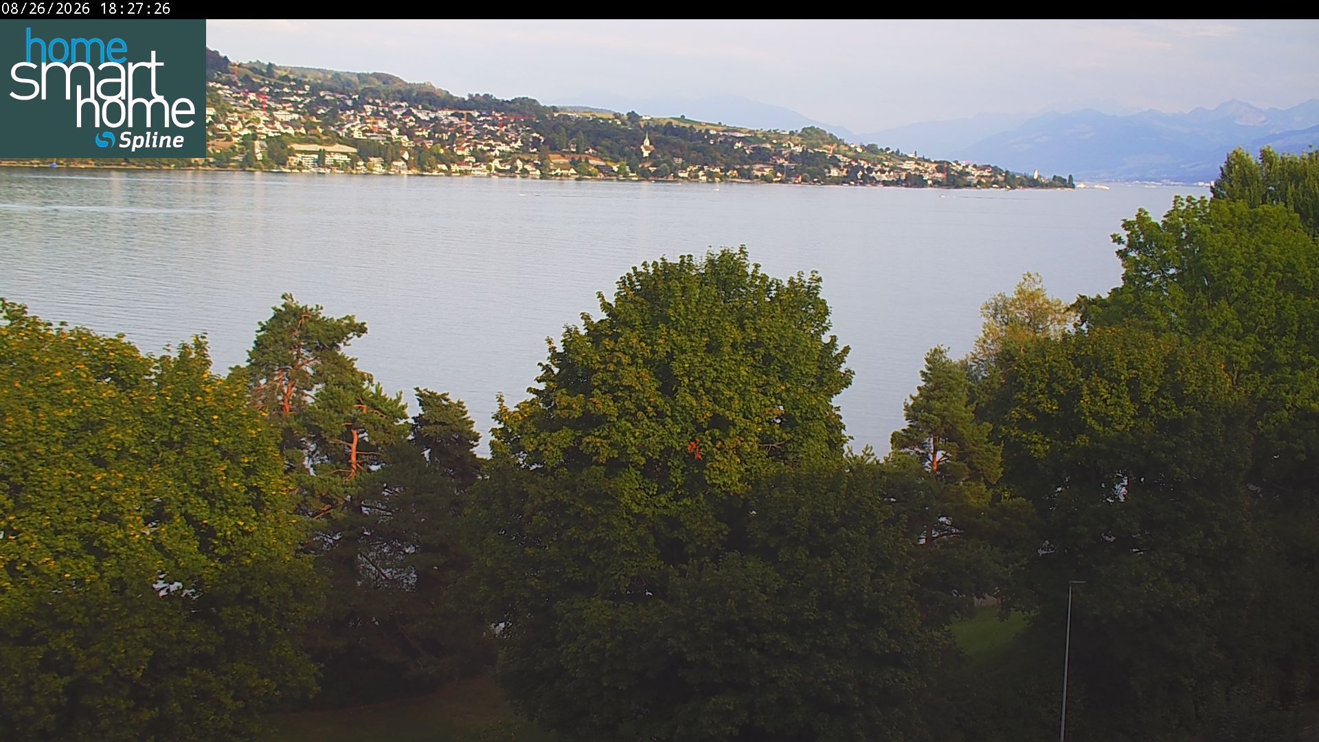 Traffic Cam Thalwil › East: Seestrasse 93 - Spline AG - Home Smart Home - Zürichsee - Lake Zurich