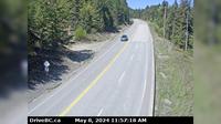 Lumby > West: Hwy 6, Shuswap Hill west of Cherryville, looking west - Dia