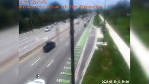 Traffic Cam Plantation: University Drive at The Fountains