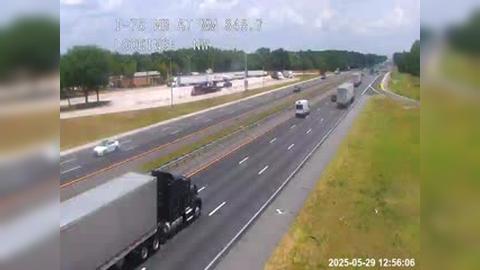 Traffic Cam Shady: I-75 @ MM 345.7 NB