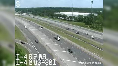 Traffic Cam Harney: I-4 at U S Hwy 301