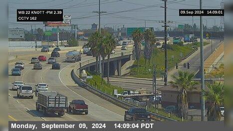 Traffic Cam Garden Grove › West: SR-22 : Westbound Knott Avenue