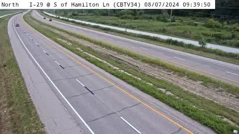 Traffic Cam Clara: CB - I-29 @ S of Hamilton Ln (34)