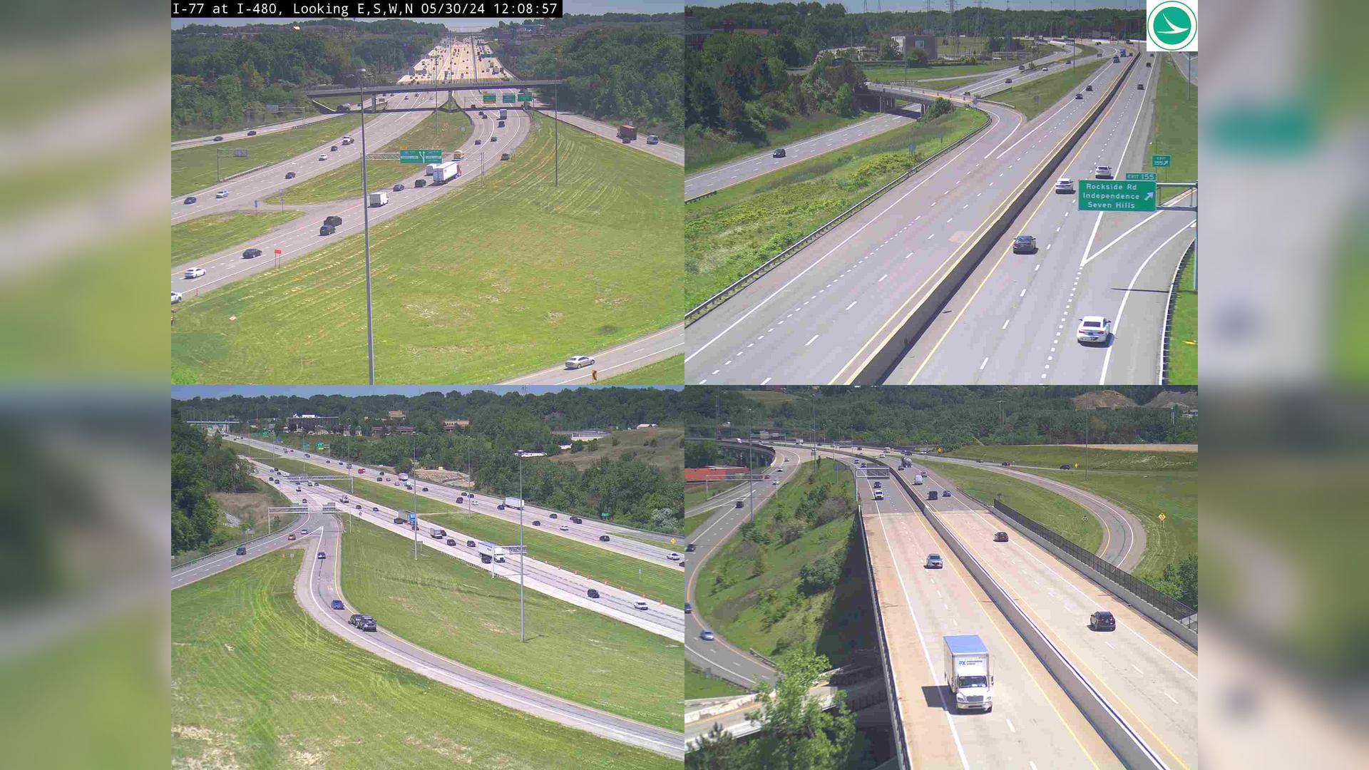Traffic Cam Independence: I-77 at I-480