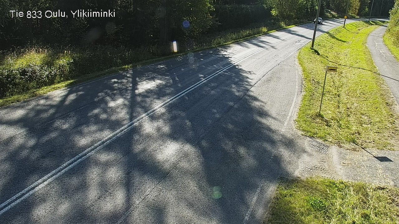 Traffic Cam Oulu: Tie 833 - Vesala - Ouluun