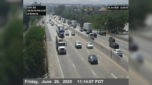 Traffic Cam Riverside › West: SR-60 : (362) Market Street