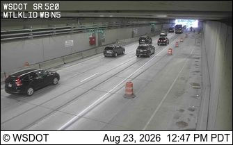Traffic Cam Montlake › West: SR 520 @ MP - Lid WB