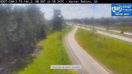 Traffic Cam Quail Run North: GDOT-CAM-I-75-146.2--1