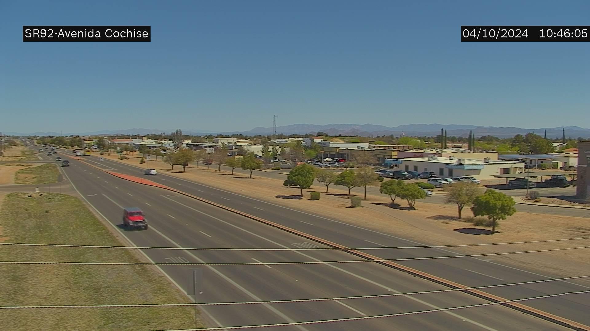 Traffic Cam Sierra Vista › North: SR-92 NA 323.00 @Avenida Cochise