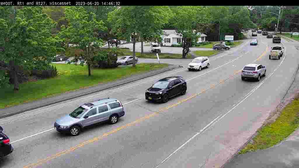 Traffic Cam Wiscasset › North: Rt 1 Mile 094