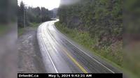 Area A › North: Hwy 19 at Menzies Hill, about 7 km southeast of Roberts Lake and 24 km north of Campbell River, looking north - Current