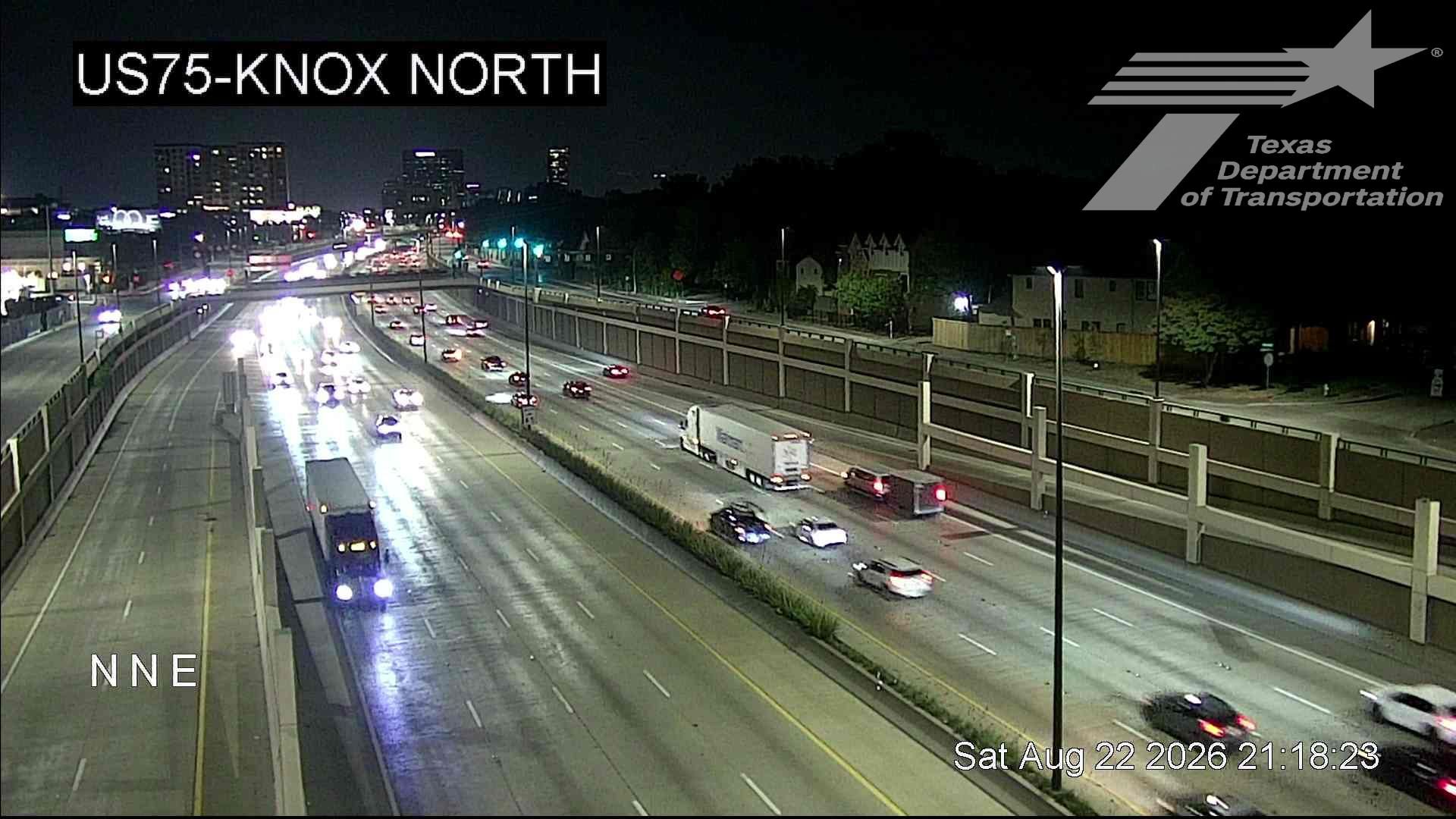 Traffic Cam Knox Street PID › North: US 75 @ Knox North