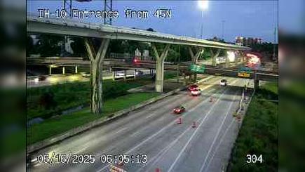 Traffic Cam Houston › West: I-10 Entrance from 45N