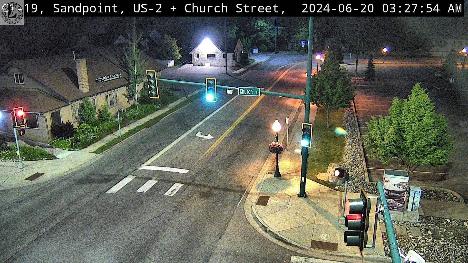 Sandpoint US 2 Church St Traffic Cam