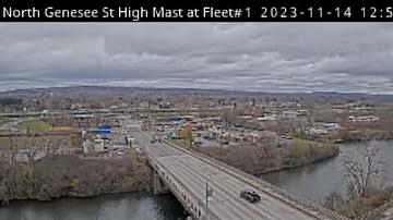 Traffic Cam City of Utica › North: High Mast Genesee @ Fleet #1