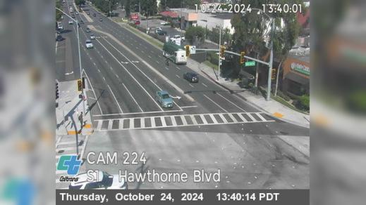 Traffic Cam Torrance › South: SR-1 : (224) Hawthorne Blvd