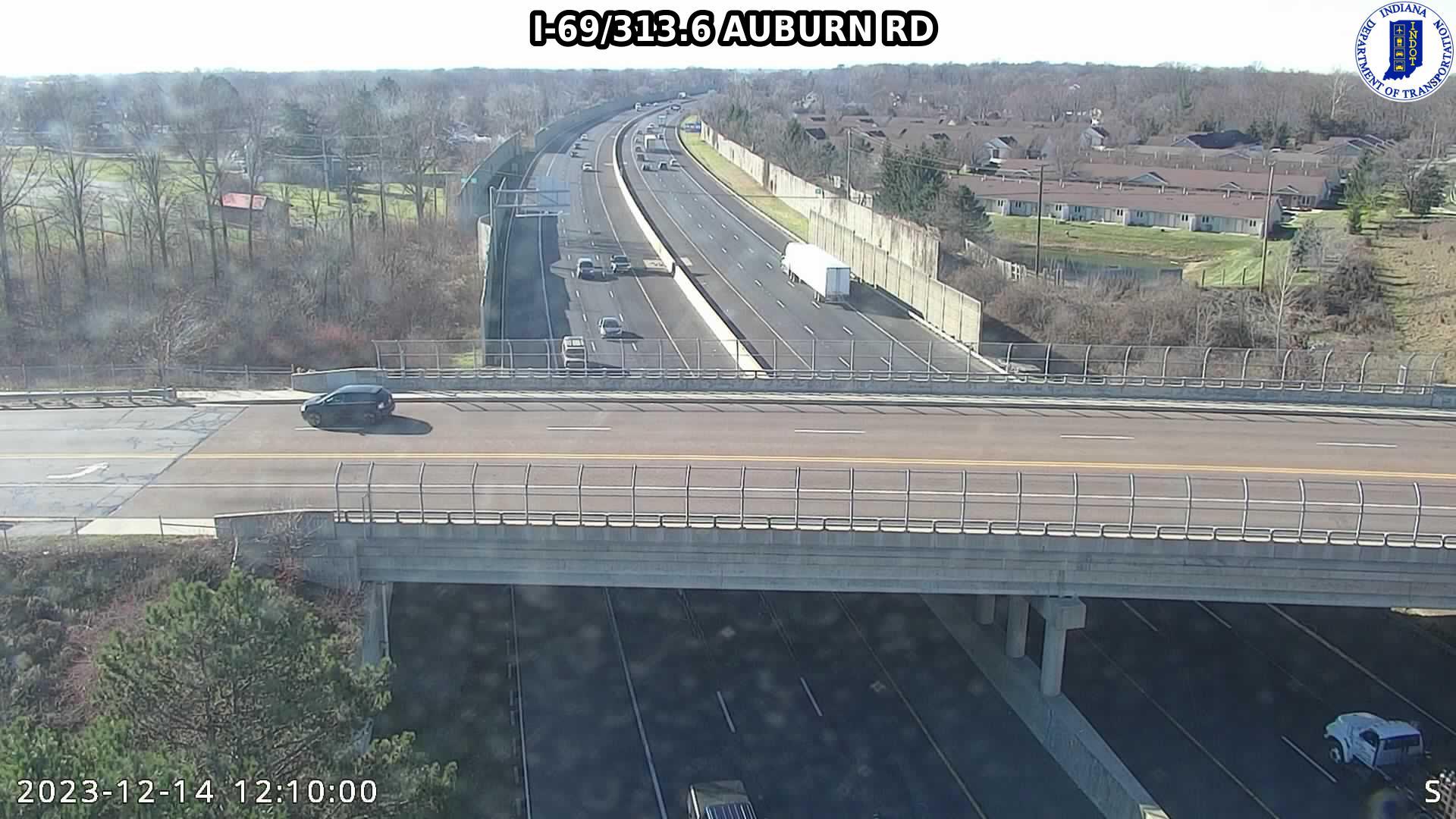 Traffic Cam Jacobs Creek: I-69: I-69/313.6 AUBURN RD