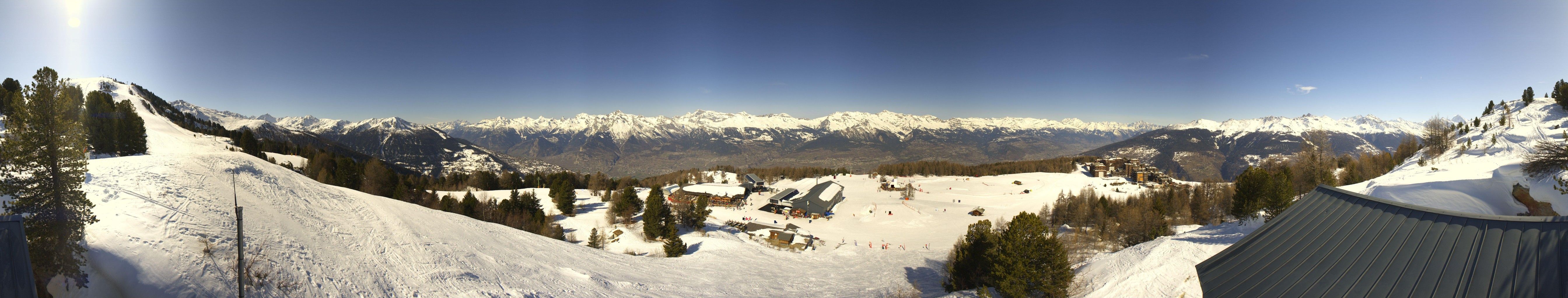 Nendaz: Sommet de la piste de l'Ours - Veysonnaz