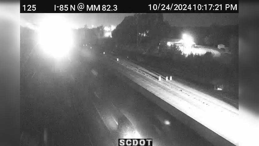 Traffic Cam Cowpens: I-85 N @ MM 82.3