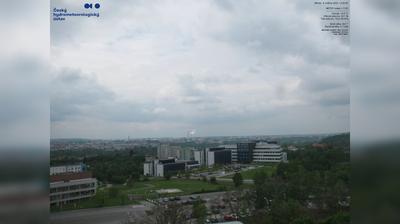 Daylight webcam view from Lochotín: Plzeň − Mikulka