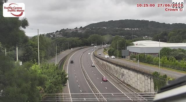 Traffic Cam Pontypridd: South Junction