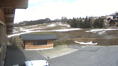 Ormont-Dessous: Les Mosses - Vue sur le départ des pistes de ski de fond