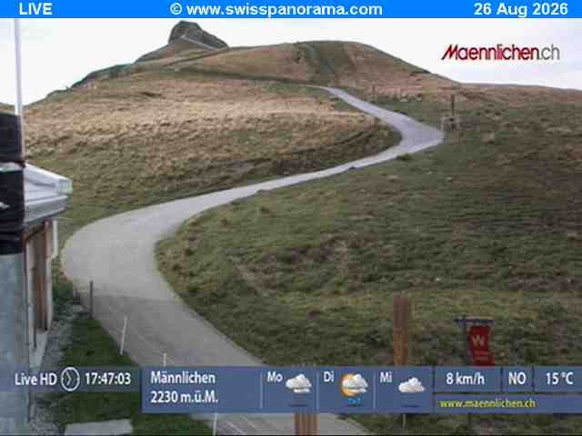Traffic Cam Grindelwald: Männlichen