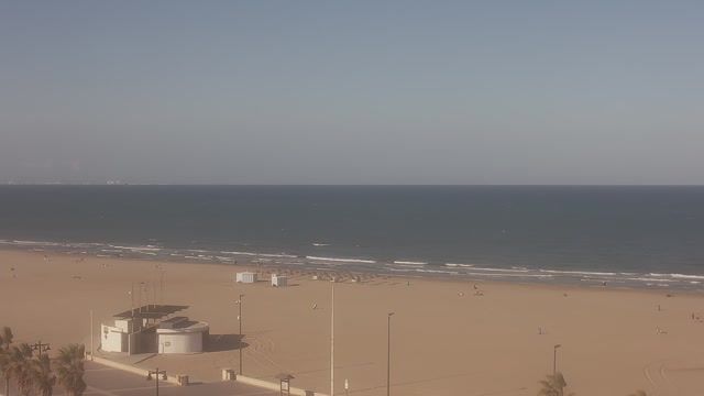 Traffic Cam Valencia: Valenza - Playa Malvarossa hd-str