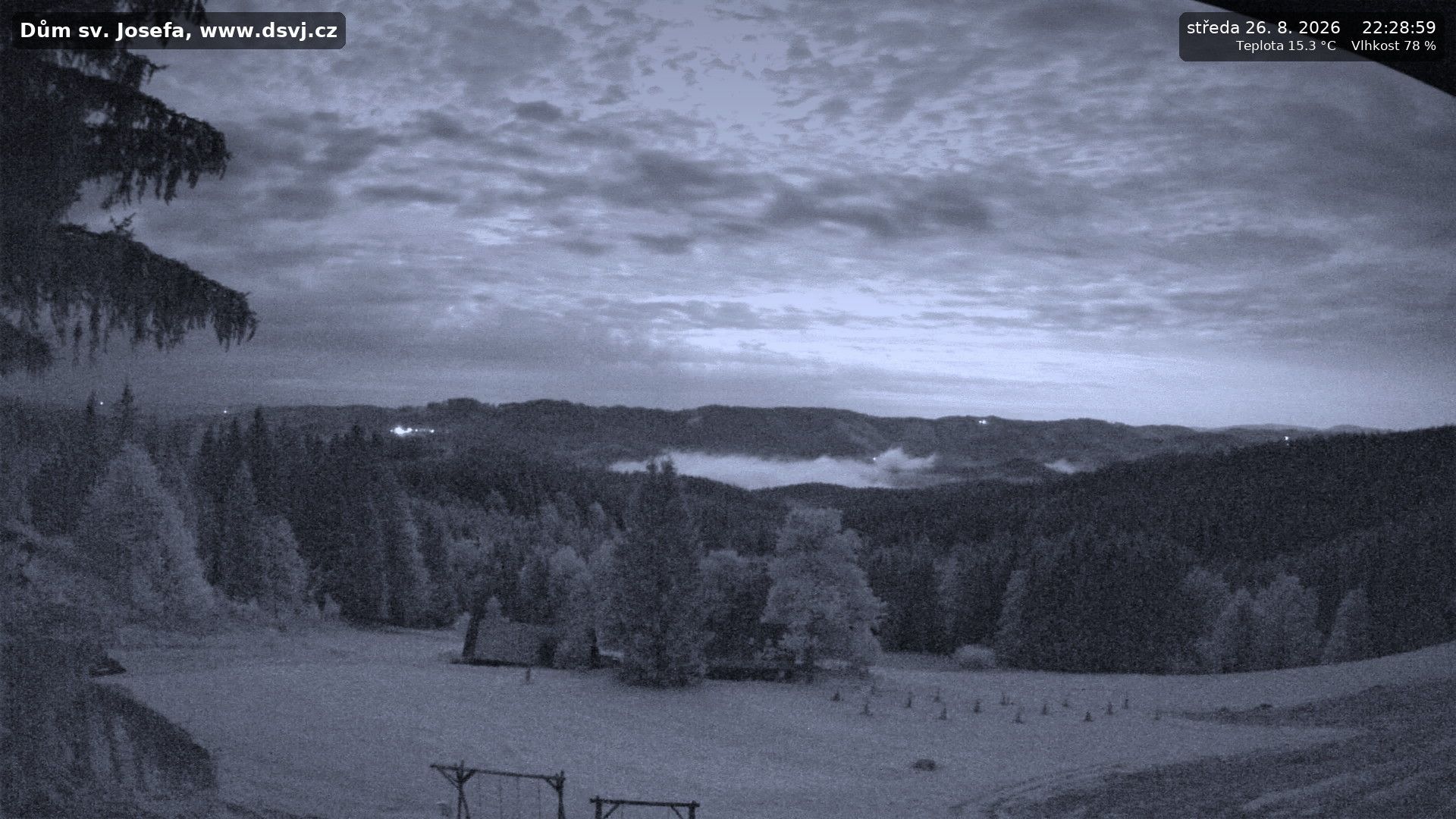 Traffic Cam Stare Hamry › South-East: Dům sv. Josefa