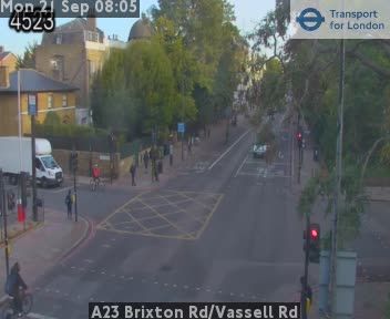 Traffic Cam London: A23 Brixton Rd/Vassell Rd