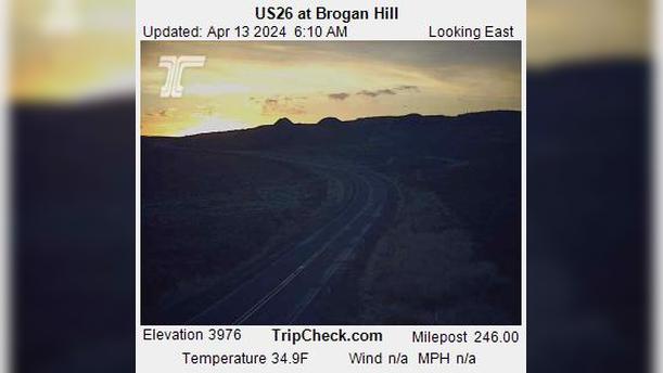 Traffic Cam Malheur County: US-26: Brogan Hill, OR: Brogan Hill