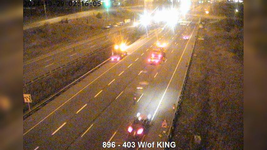 Traffic Cam Burlington: Highway 403 west of King Road