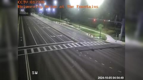 Traffic Cam Plantation: University Drive at The Fountains