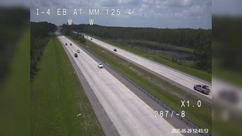 Traffic Cam Daytona Beach: I-4 @ MM 125.4 EB