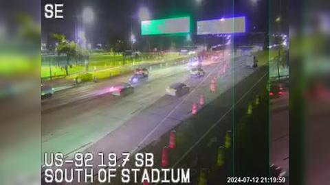 Traffic Cam Tampa: CCTV US- . SB