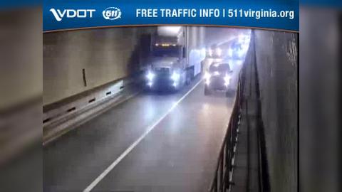 Traffic Cam Newport News: I-664 - MM 7.4 - MMBT - SB Tunnel Exit