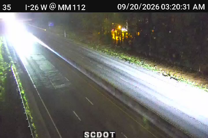 Traffic Cam Springdale: I-26 W @ MM 112.2