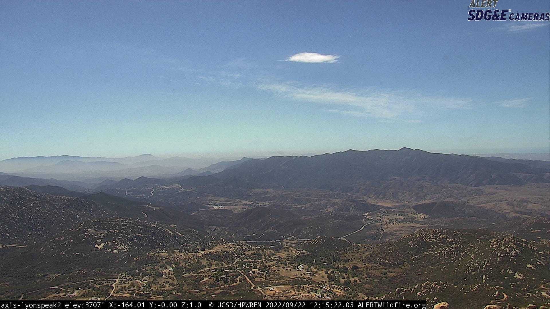 Traffic Cam San Diego: Lyons Peak