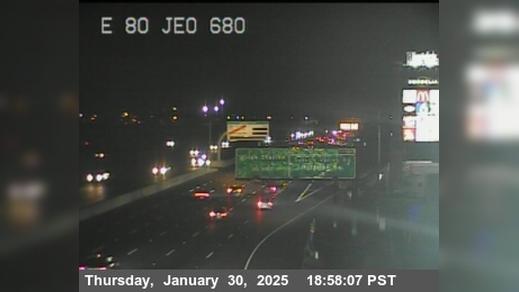 Traffic Cam Cordelia Junction › East: TV981 -- I-80 : East Of I-680