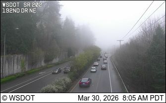 Traffic Cam Sammamish: SR 202 at MP 9.18: 192nd Dr NE